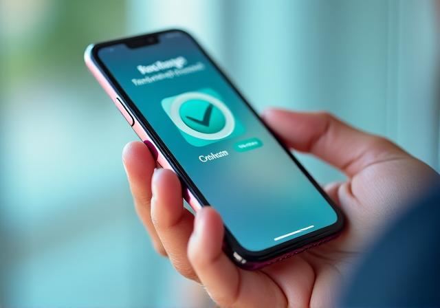 شخص يستخدم هاتف ذكي لشحن الرصيد